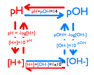 Solving For Ph Poh H Oh Acids Bases